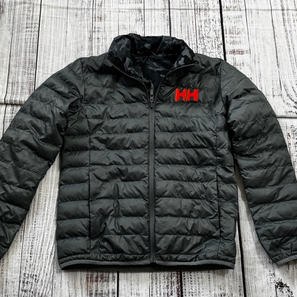 Helly Hansen Boys Insulated Puffer Jacket Size 12 (152) Reversible - Picture 2 of 9